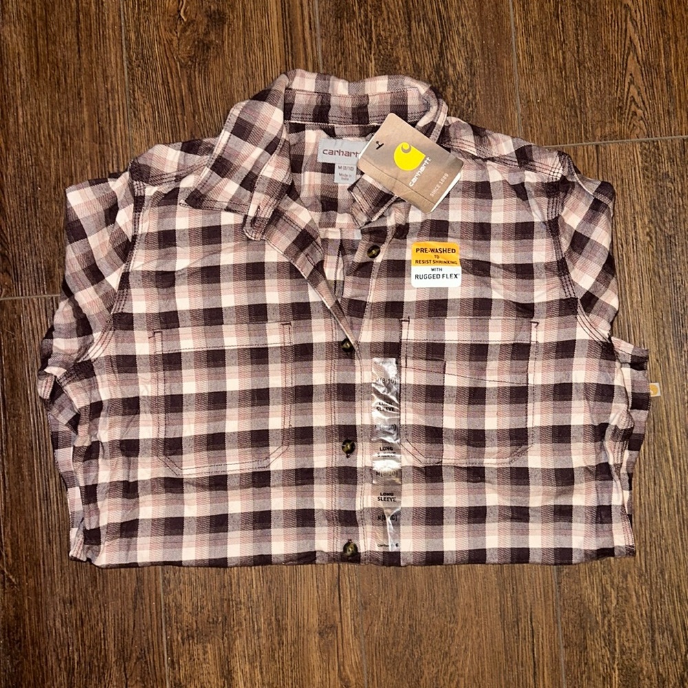 NWT Womens Carhartt Flannel